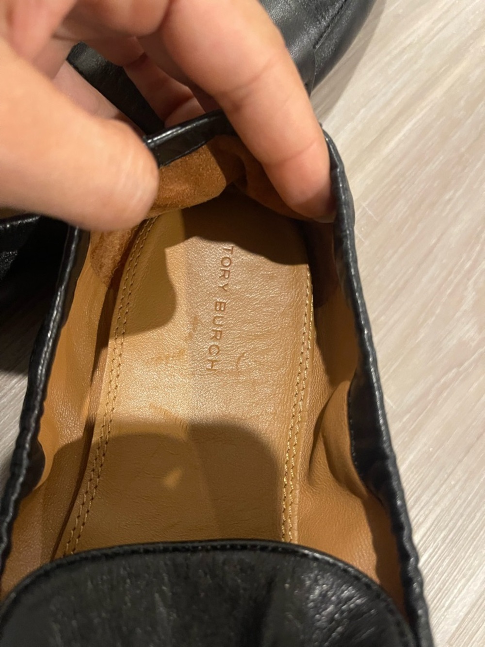 Tory burch Black Leather Slip-On Loafer for Women size 9.5 - Picture 11 of 13